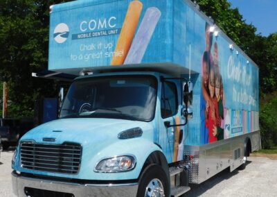 photo of COMC's mobile dental unit