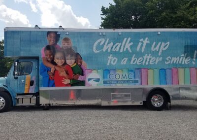 photo of COMC's mobile dental unit