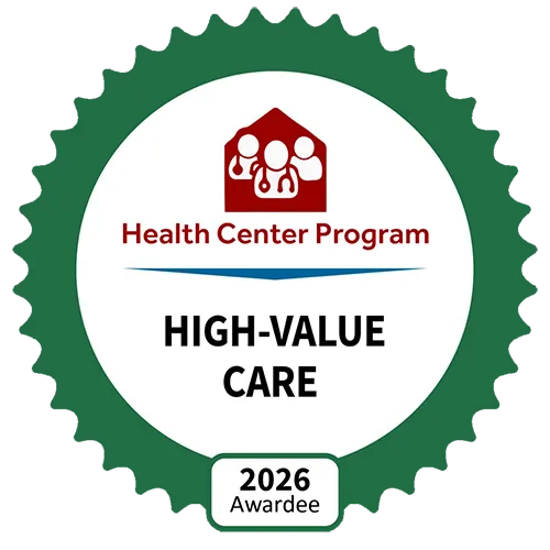 Health Center Program 2026 Awardee for High-Value Care